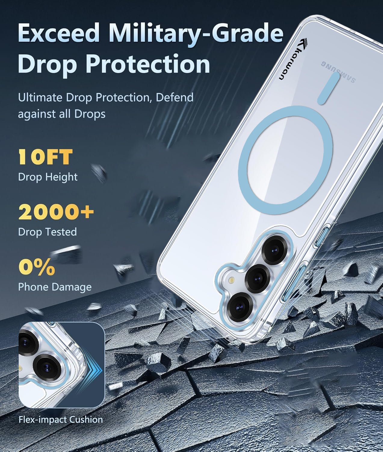 Karwan Magnetic Clear Case for samsung s25 plus - Karwan