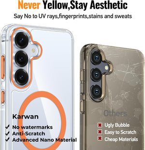 Karwan Magnetic Clear Case for Samsung s24 Plus - Karwan