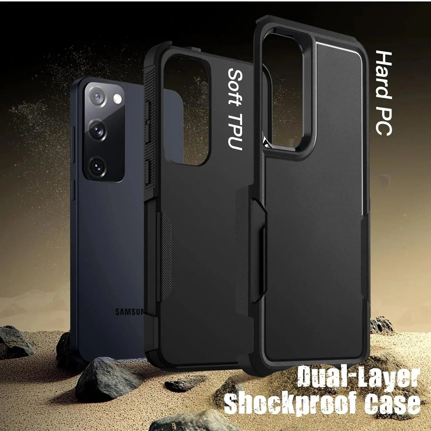 Karwan Immortal Dual Layer Samsung Galaxy S20 FE Rugged Back Case - Karwan