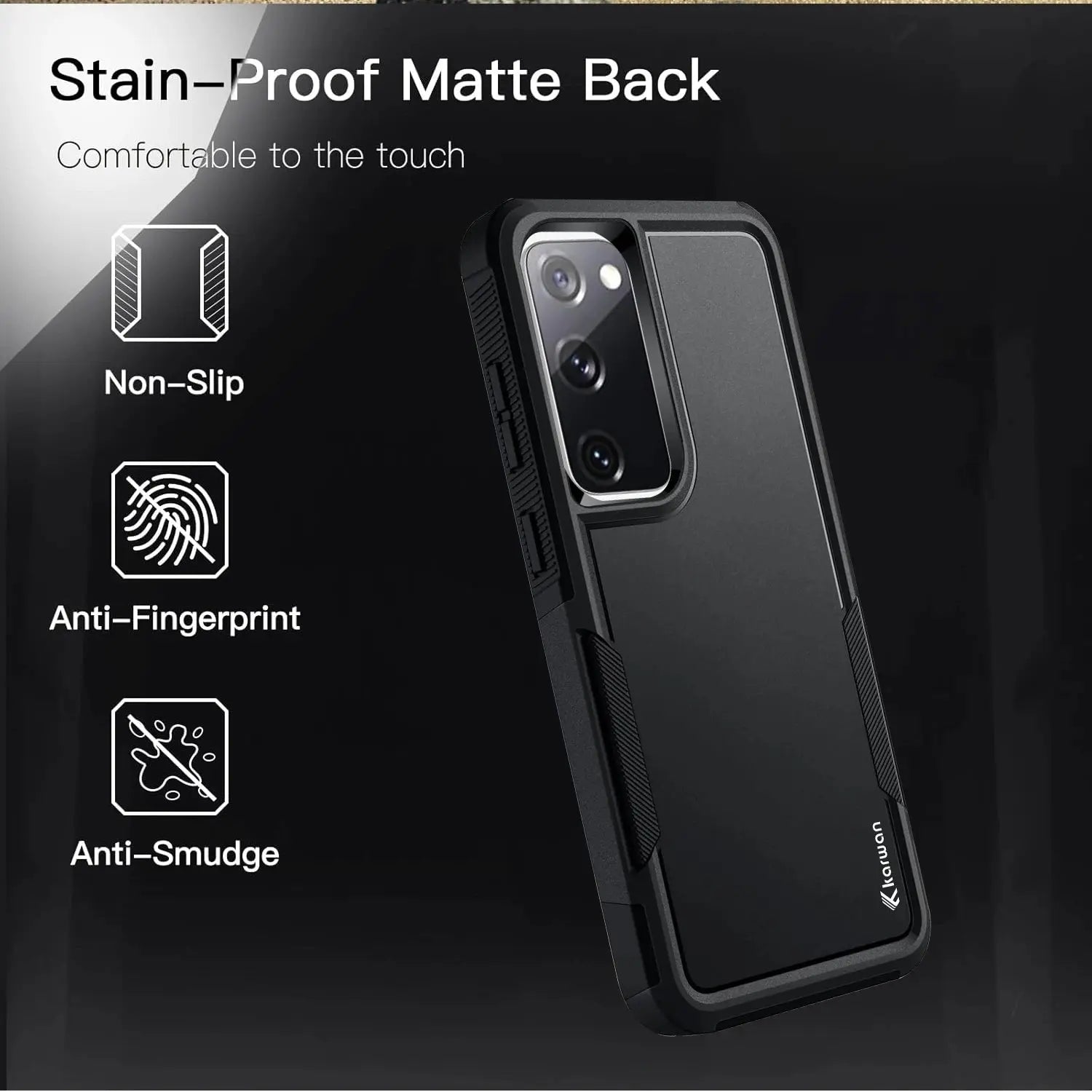 Karwan Immortal Dual Layer Samsung Galaxy S20 FE Rugged Back Case - Karwan