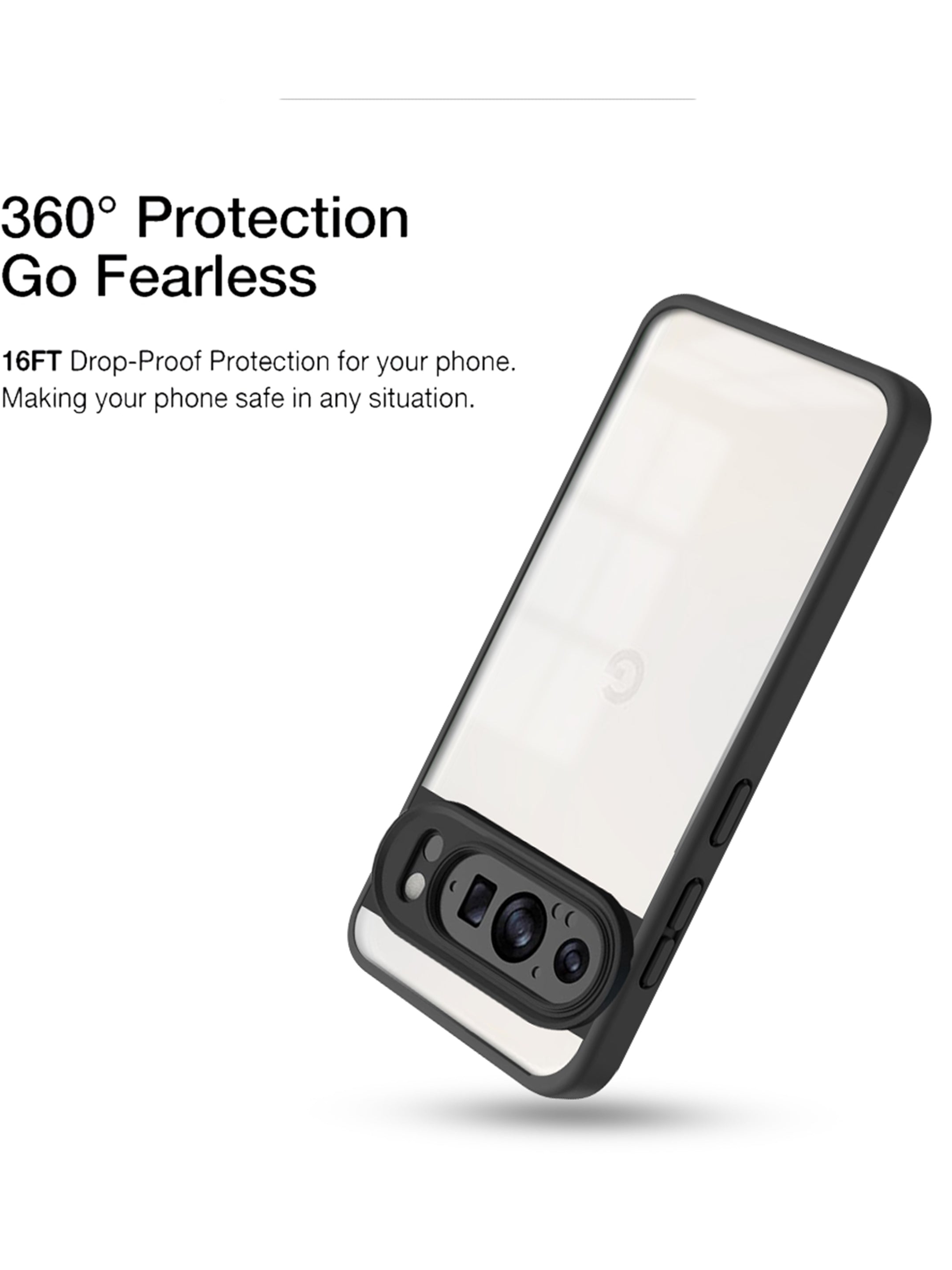 UltraShield: 360° Drop-Proof For Google Pixel 9 Pro XL Case with Enhanced Camera Protection