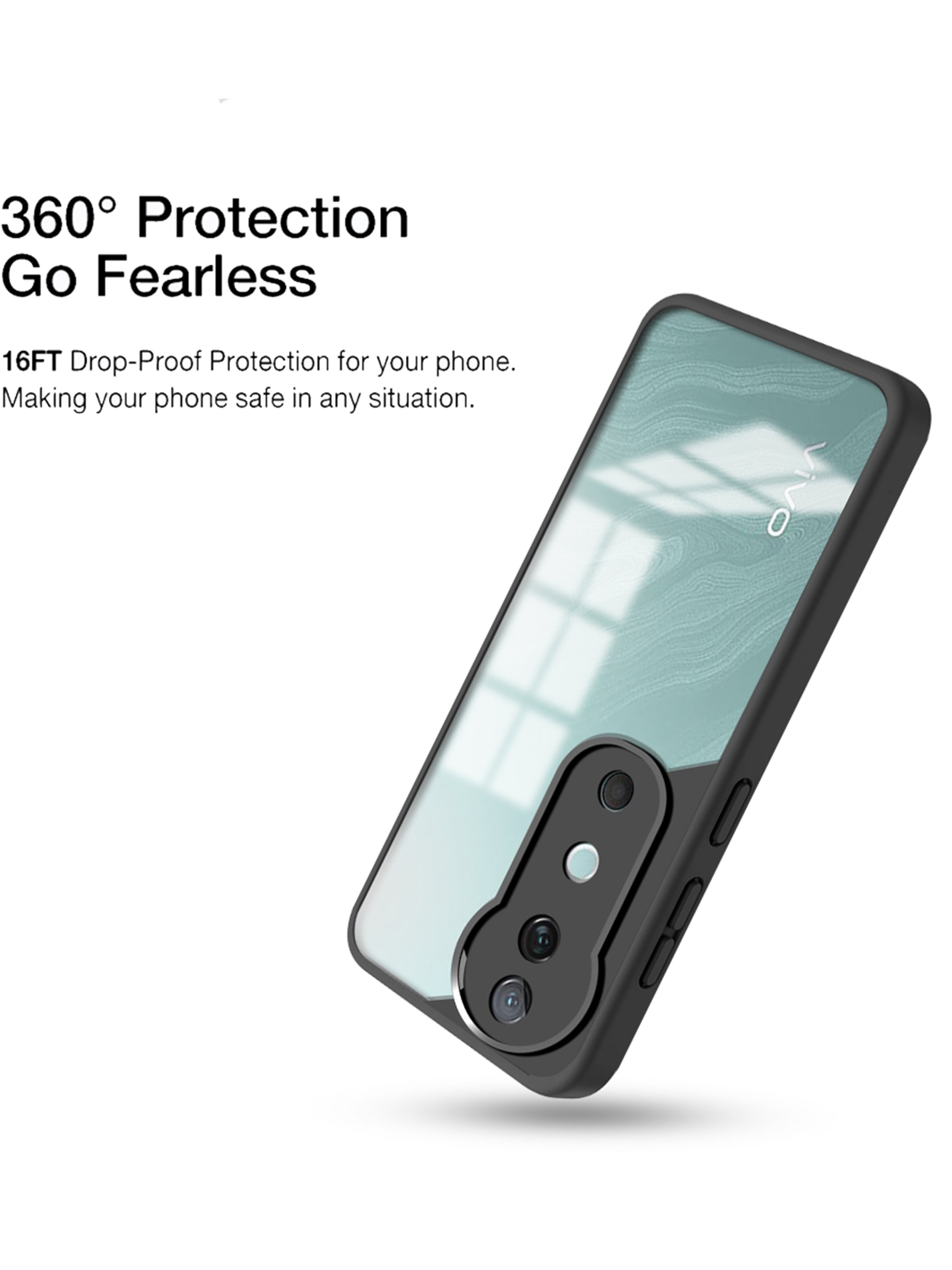 UltraShield: 360° Drop-Proof For Vivo V40 Pro Case with Enhanced Camera Protection