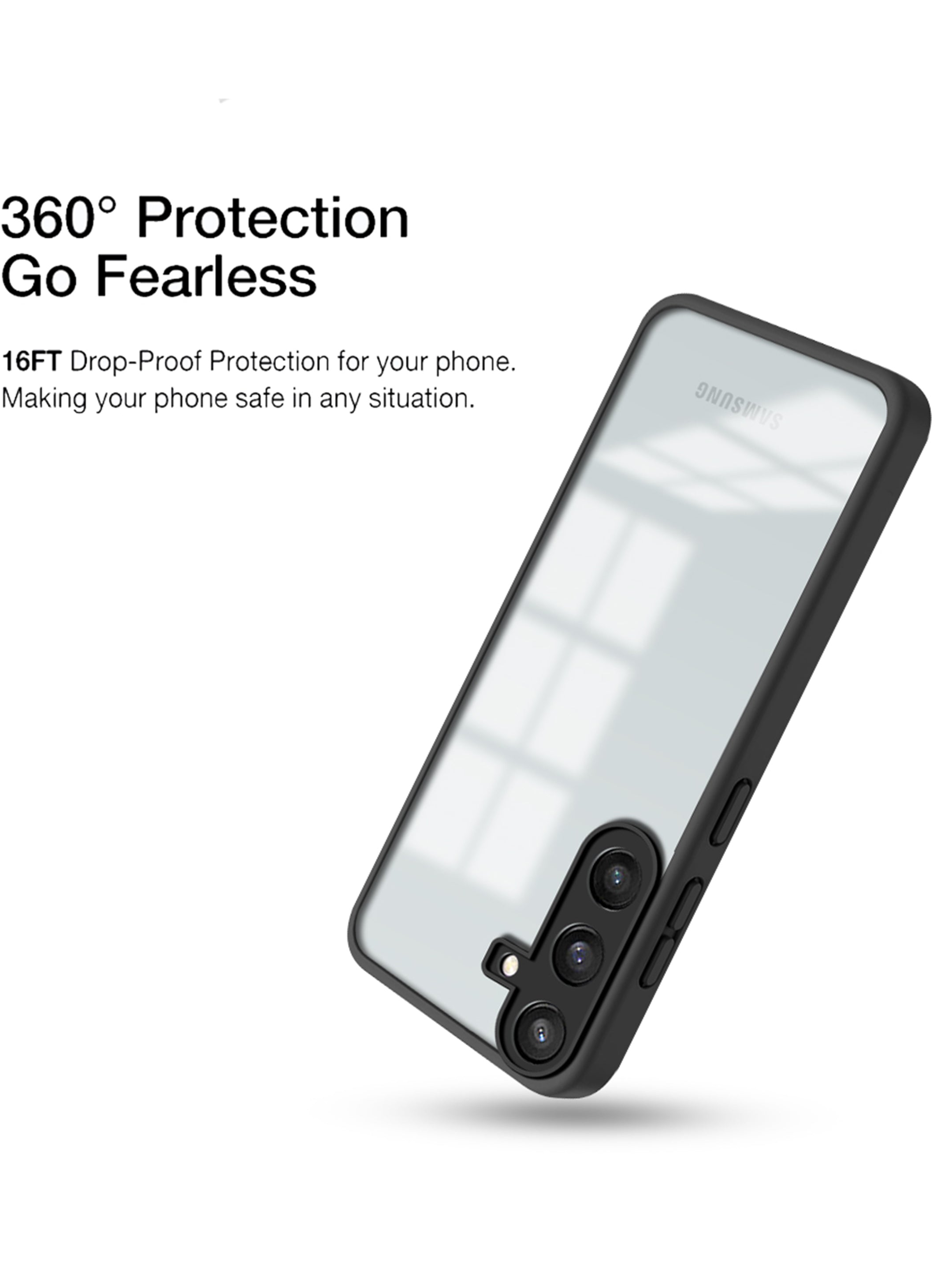 UltraShield: 360° Drop-Proof For Samsung S24 Plus Case with Enhanced Camera Protection