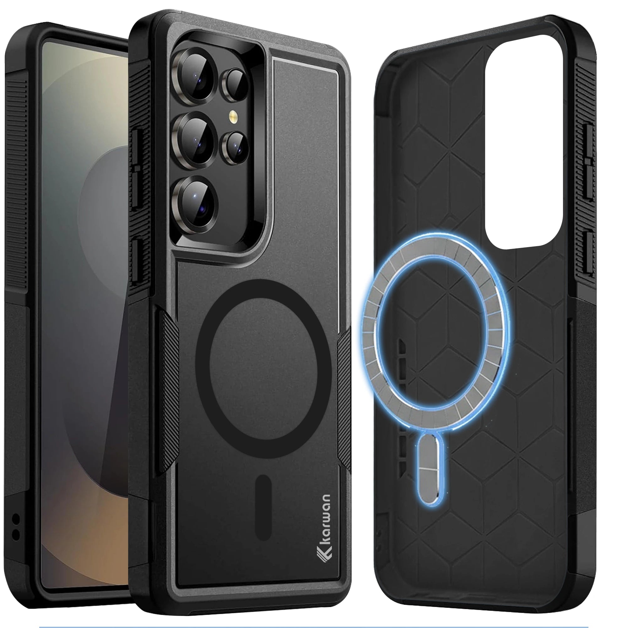 karwan ironclad dual layer magsafe case for samsung galaxy S24 Ultra