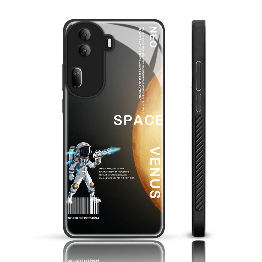 Space Series Glass Phone Back Case For Reno 11 Pro