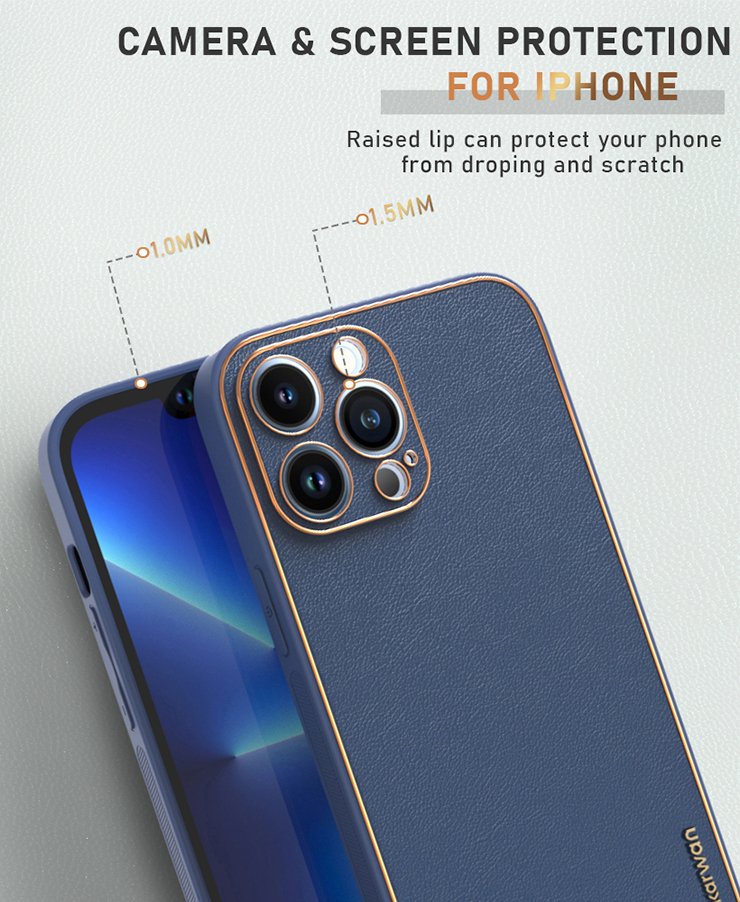 GOLDEN-LEATHER-IP-PRO-BLUE - CAMERA PROTECTION
