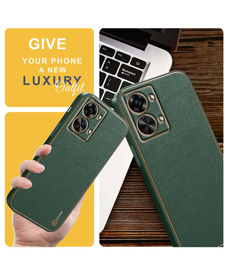Golden Leather OnePlus NORD 2T GREEN 2