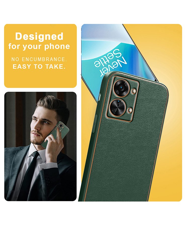 Golden Leather OnePlus NORD 2T GREEN 3
