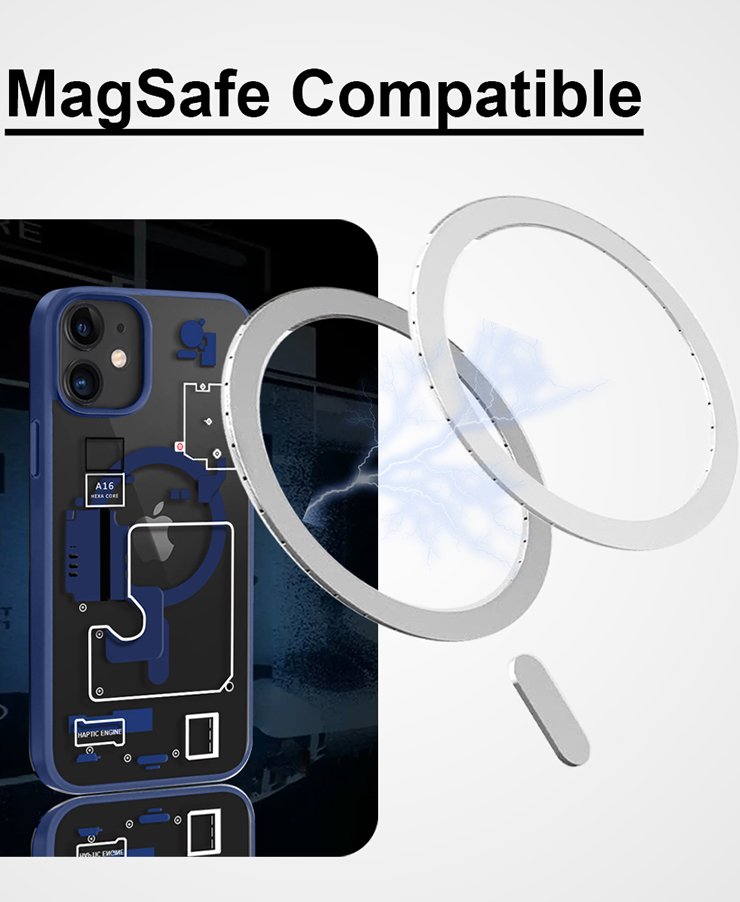 Magsafe TP iphone 11,12 blue 2