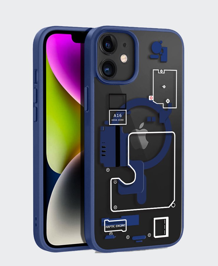 Magsafe TP iphone 11,12 blue
