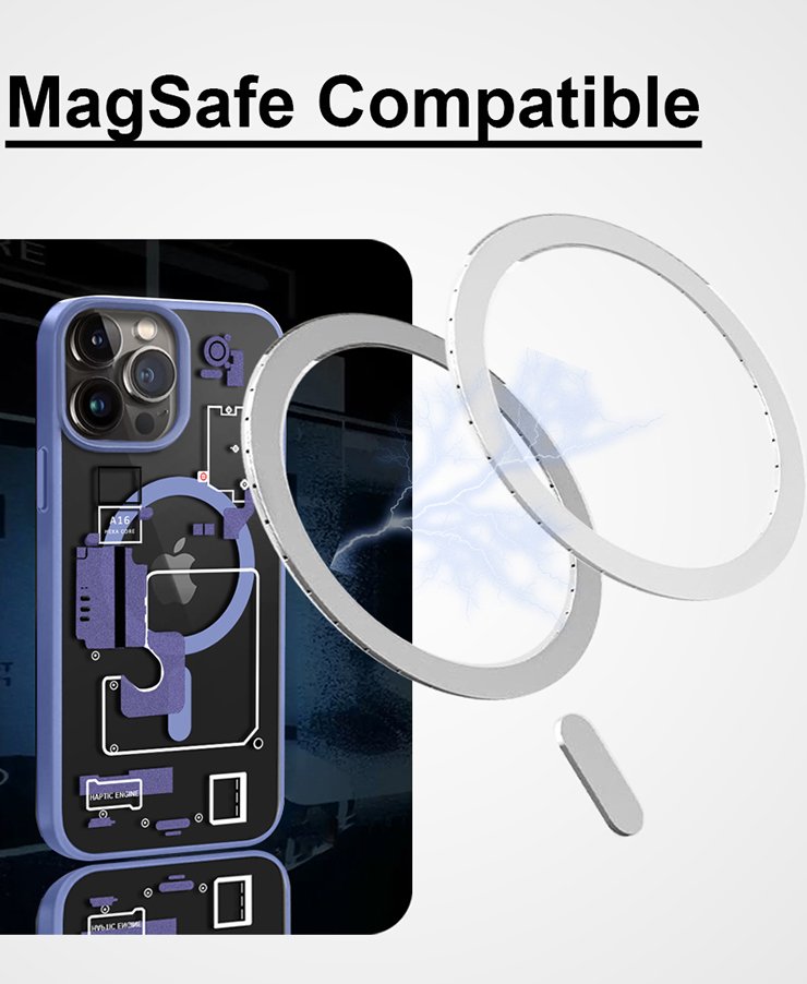 Magsafe TP iphone 13 PRO ,13 PRO MAX Lite blue 2