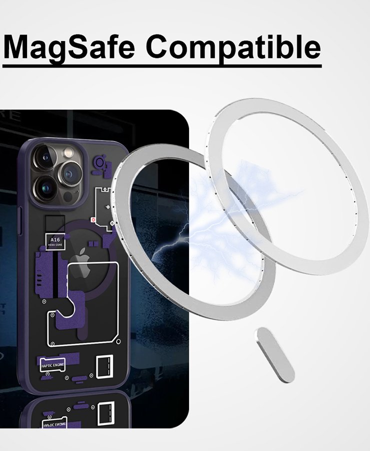Magsafe TP iphone 13 PRO ,13 PRO MAX PURPLE 2